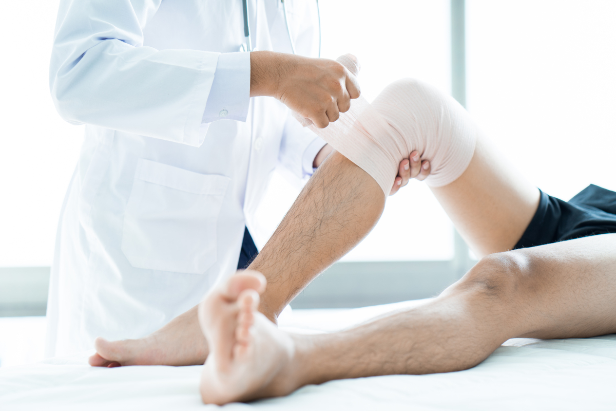 close up doctor checking old patient 23 2148504533